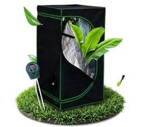 Melko Growbox - Tente de culture Oxford 600D - 60 x 60 x 120 cm - Étanche à la lumière et à l'eau