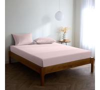 Mellanni Drap-housse super King Size en microfibre douce, élastique sur le pourtour, poches très profondes 40 cm, résistant au rétrécissement et à la décoloration, 180 x 200 cm, rose poudré