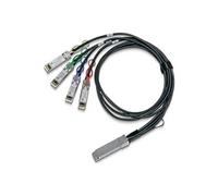 Mellanox LinkX - Câble d'attache directe 100GBase - QSFP28 pour SFP28 - 1.5 m - cuivre hybride/fibre optique - SFF-8402/SFF-8665/SFF-8636/IEEE