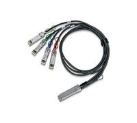 Mellanox LinkX - Câble d'attache directe 100GBase - QSFP28 pour SFP28 - 2 m - cuivre hybride/fibre optique - SFF-8402/SFF-8665/SFF-8636/IEEE 802.3by