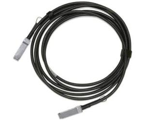 Mellanox LinkX - Câble d'attache directe 200GBase - QSFP28 pour QSFP28-2 m - SFF-8665 - sans halogène, Passif - Noir