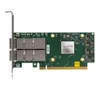 Mellanox MCX623106AS-CDAT - Adaptateur réseau - PCIe 4.0 x16 - 100 Gigabit QSFP56 x 2 - pour Edgeline e920; ProLiant DL325 Gen10, DL345 Gen10, DL360 Gen10, DL380 Gen10, XL220n Gen10 G