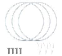 Mellbree 12005744 Lot de 3 kits de réparation, joints de pot de pompe, pour erreur E15, diamètre : 182 mm, pièces de rechange pour lave-vaisselle Siemens/Neff/Bosch 12005317,12026667