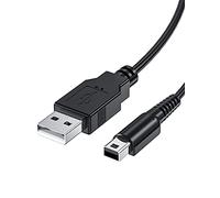 Mellbree Câble de charge et USB A 2.0 pour Nintendo 3DS, DS, DSI, 2DS, 2DS XL, DS XL, 1 A Noir, 1 pièce, 3,3 ft