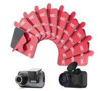 Mellbree Lot de 10 pastilles adhésives 3M pour caméra embarquée - Double face extra forte - 3M VHB - Pour caméra embarquée Nextbase/Garmin/Vantrue Dashcam GPS - Pour votre sécurité sur la route
