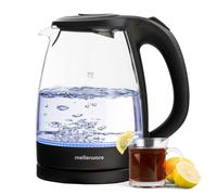 Mellerware - Bouilloire électrique Spring! 2200W | Thermostat Réglable | 100°C | Capacité de 1,7L | Indicateur de niveau d'eau | Design élégant en Acier Inoxydable | Sans BPA