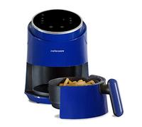 Mellerware - Friteuse à air sans huile Crunchy! | Design compact 1,5L | 1230W | 7 menus prédéfinis | Écran LED tactile | Bleu