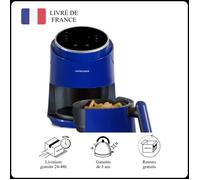 Mellerware - Friteuse sans Huile Multifonction Crunchy! 1230W | 7 programmes | Air Fryer Anti-adhesive | Design Compact 1,5L | Bleu