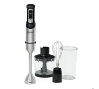 Mellerware Spiro! Noire | Mixeur Plongeant 1000W | Vitesse Réglable + Turbo | Lames Inox | Hachoir & Accessoires Inclus