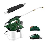 Mellif Pulvérisateur à pression sans fil, 4 l, avec pression de pulvérisation de 40 PSI, buse télescopique de 38 à 69 cm, pompe automatique, réservoir transparent, compatible avec batterie Mellif 18