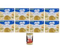 MELLIN Brodo di Verdure, per tutta la famiglia Bouillon de légumes, pour toute la famille, goût 100 % délicat, 8 x 80 g + Italian Gourmet Polpa 400 g