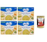 Wasa Original Lot de 3 crackers avec 100 % farine de seigle, tranches croustillantes avec farine de seigle entier, riches en fibres, 275 g + boîte italienne Gourmet Polpa di Pomodoro 400 g