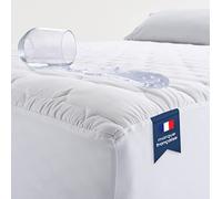 Mello MicroMat - Protege Matelas 160x200, Imperméable, Molletonné et Silencieux, Alese de Qualité Supérieure, Surmatelas 160x200, Protege Matelas Respirant, Matelassage Épais (200g/m2), Lavage Facile
