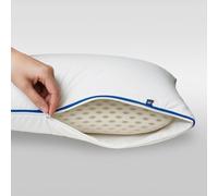 mello Oreiller mémoire de Forme, Ergonomique pour Un Confort Optimal, Coussin cervicales, Coussin mémoire de Forme pour Soutien Parfait Toutes Positions, Oreiller rectangulaire 45x65, Housse Lavable