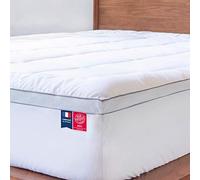 mello - Surmatelas Duo 8cm Oeko-Tex, surmatelas 90 x 190 Fabriqué en France, Elu Produit de l'année 2021 : Surmatelas Memoire de Forme et Housse Coton Matelassée, Soutien Moelleux