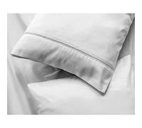 Mello Taie d’Oreiller 65x65, Lot de 2 Taies 100% Microfibre Ultra Douce, Housse Lavable en Machine et Facile d’Entretien, Anti-Froissement, Anti-acariens, Hypoallergénique Gris 65x65cm