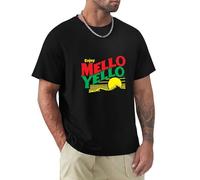 Mello Yello T-Shirt Graphic Tee Mens Shirt Black L
