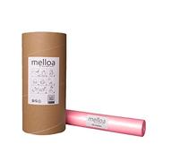 MELLOA Kit de recharge pour remplir 5 cartouches de seau à couches compatible avec Tommee Tippee Sangenic TEC Simplee Twist & Click et bien d'autres en cassettes (Rose, 50m + tube en papier)