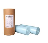 MELLOA poubelle à couches chargeur cartouche compatible avec les d'élimination des couches Tommee Tippee Sangenic Tec Twist and Click Semplee Ubbe et d'autres (Bleu, 400m + tube en papier)
