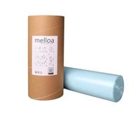 MELLOA poubelle à couches chargeur cartouche compatible avec les d'élimination des couches Tommee Tippee Sangenic Tec Twist and Click Semplee Ubbe et d'autres (Bleu, 200m + tube en papier)