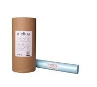 MELLOA poubelle à couches chargeur cartouche compatible avec les d'élimination des couches Tommee Tippee Sangenic Tec Twist and Click Semplee Ubbe et d'autres (Bleu, 50m + tube en papier)