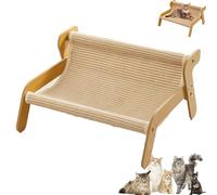 Mellowkin Cat Scratcher Couch, Mellowkin Cat Scratcher Bed, Cats-Friendly Scratchers and Lounger, The Claw Lounge for Cats, Pet Wavy Rocker, Keep Pets Off Furniture (B)