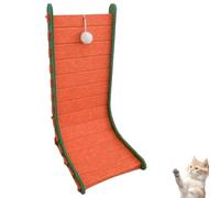 Mellowkin Cat Scratching Board Felt Vertical Felt Cat Scratching Board Triangular Vertical Integrated Scratching Board with Cat Bed Wear-Resistant and Non-Shedding (L-Shape #1)