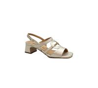 Melluso Sandales pour Femme S453 Platine, à Talon et Bride en Cuir 40