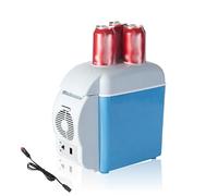 MELLYD Réfrigérateur portable pour voiture, 7,5 L, 12 V, mini réfrigérateur à faible bruit, avec fonction de refroidissement et de chauffage, refroidisseur de voiture, cadeau cool pour voiture