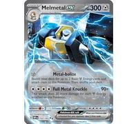 Melmetal ex 153/197 Carte Pokémon double rare (SV Obsidian Flames) + TitanCards® Toploader