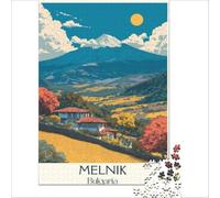 Melnik Wine Town Puzzles 1000 pièces | puzzle relaxant pour la pleine conscience un passe temps paisible pour se concentrer et profiter d'un moment calme38x26cm