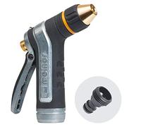Melnor 65019-AMZ XT Buse en métal avec adaptateur QuickConnect Produit Déclencheur arrière lourd, pointe réglable