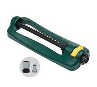 Melnor 65148AMZ TurboTek Arroseur oscillant, 2 800 m², Ensemble de Connexion Rapide, buse de précision 16, Vert, Jaune