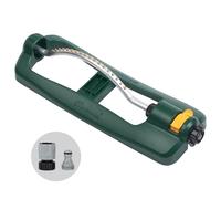 Melnor TurboTek Turbo 65132AMZ Arroseur oscillant avec Buses en Laiton et kit QuickConnect Vert, Jaune, Noir