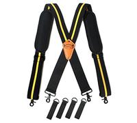 Melo Harnais de ceinture pour outils robustes et mobiles, fermoir mousqueton rapide pour CLC, Husky, Dewalt (bande jaune)