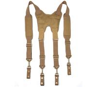 Melo Harnais tactique résistant Bretelles tactiques 3,8 cm pour ceinture de service (Kaki)