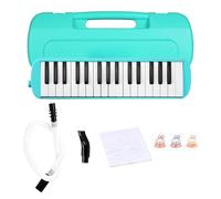 Melodica Harmonica portable à 32 touches - Pour débutants - Avec embout buccal - Boîte de rangement en plastique - Instrument de musique pédagogique conçu pour aider les élèves à apprendre la mélodie