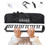 Melodica Instrument à vent à double embouchure en polymère léger à 32 touches, système de piano à air compact, solution de rangement portable | Salle de classe de musique, leçon, environnement de