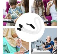 Melodica Tube, Flexible 57cm/22.44 Inch ABS Moüthpiece Pipe, Univêrsal Replacement Part For 32/37 Key Melodica, Ideal For Beginners Classroom Practice, Includes Mouthpiece, 50g, 1 Set