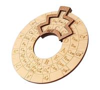 Mélodie Outil en Bois - Roue d'accord, Roue circulaire en bois et outil d'apprentissage musical - Roue d'accords de guitare pour auteurs-composites, enseignants et musiciens