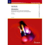 Melodies for developing tone and interpretation flute traversiere