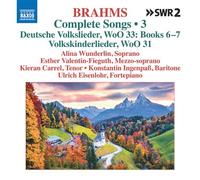 Johannes Brahms – Mélodies (Intégrale - Volume 3) – CD – NAXOS