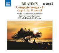 Johannes Brahms – Mélodies (Intégrale – Volume 4) – CD – NAXOS