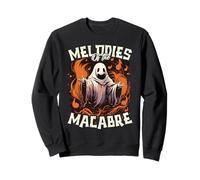 Melodies of The Macabre Halloween Music Lover Musician Sweatshirt