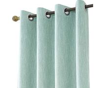 Melodieux 1 Panneau Rideau Occultant Thermique Isolant pour Chambre Salon Rideau Dressing pour Pergola, Bleu 116x183cm