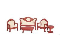 Melody Jane Dolls House Living Room Furniture Set Suite 1:24 Half Inch Scale