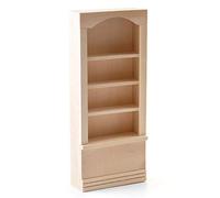 Melody Jane Maison de Poupées Bare Bois Shop Accessoire Magasin Présentation Étagère Miniature Bibliothèque Unité