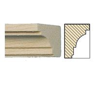 Melody Jane Maison de Poupées Corniche 17.1/2" x 1/2" Liaison Remontée en Plinthe 450mm x 13mm Bare Bois Paquet de 6