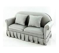 Melody Jane Maisons De Poupées Chic Gris Classique Moderne Canapé Miniature 112 Meubles De Salon Gris G