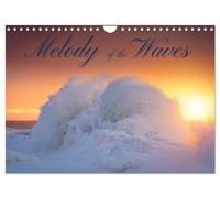 Melody of the waves (Wall Calendar 2026 DIN A4 landscape), CALVENDO 12 Month Wall Calendar: Captivating sea waves at sunrise